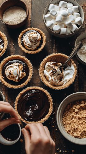 Recette Decadent S’mores Cupcakes: Campfire Flavor in Every Bite