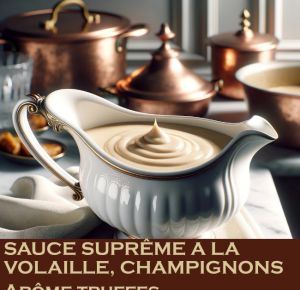 Recette Sauce suprême de volaille parfumée à l'essence de truffes