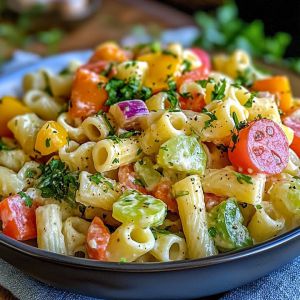 Recette Salade Ditalini Équilibrée : Recette Facile et Savoureuse