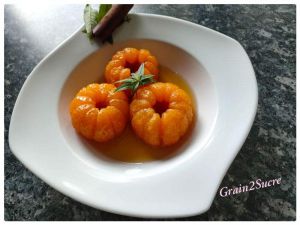 Recette Clémentines rôties à la verveine et à la cannelle