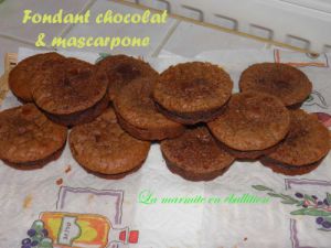 Recette Fondant chocolat & mascarpone