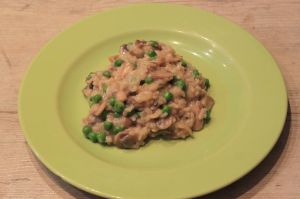 Recette Risotto aux champignons et aux petits pois