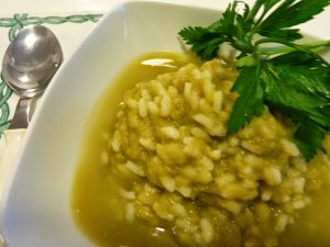 Recette Risotto con il porro. Light