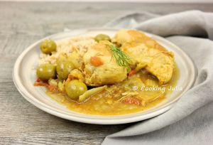 Recette Tajine de poulet aux légumes et olives