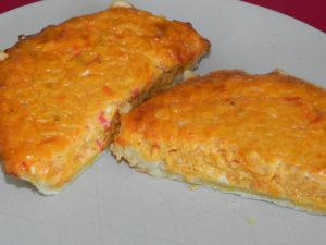 Recette Quiche aux poivrons et fromage frais