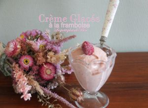 Recette Crème glacée à la framboise (version express)