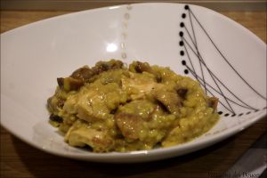 Recette Risotto Poulet et Champignons