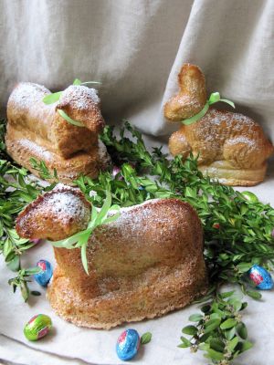 Recette Osterlammele (agneau pascal) et lapin de Pâques
