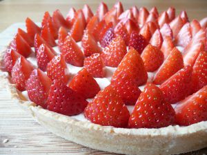 Recette Croûte aux fraises et à la rose : Chez Gudule et Brian