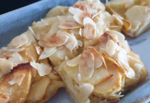 Recette Carrés pommes-amandes-miel