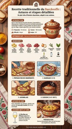 Recette Traditionnelle du Baeckeoffe : astuces et étapes détaillées