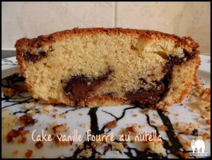 Recette Cake vanille fourré au nutella