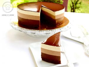 Recette Entremets 3 chocolats ,la recette inratable