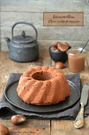 Recette Moelleux chocolat & crème de marron #vegan #sans gluten