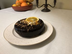 Recette Gâteau à l’orange et nappage miroir au chocolat