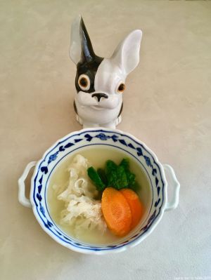 Recette Sanshoku soup Soupe Tricolore 三色スープ