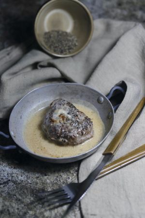 Recette Filet de bœuf au poivre et au cognac