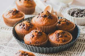 Recette Muffins banane pépites de chocolat (banana bread)