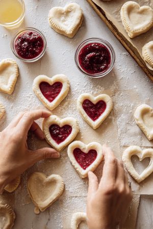 Recette Sweeten Your Day with Irresistible Raspberry Heart Danishes