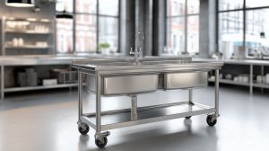 Recette Plonge inox à roulettes, pourquoi c’est pratique ?