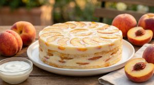 Recette Gâteau invisible pêche-yaourt : mon coup de cœur sucré pour les fins d’été