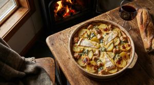 Recette Délicieuse tartiflette revisitée au poulet et au fromage bleu : une recette gourmande et originale