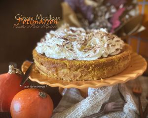 Recette Délice d’automne – Gâteau moelleux épicé au potimarron