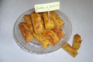 Recette Cake moutarde / jambon