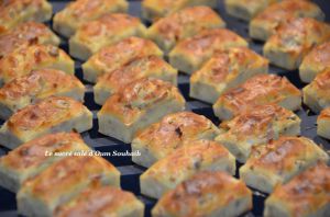 Recette Mini cake lardons camembert olives