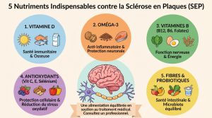 Recette 5 nutriments indispensables contre la sclérose en plaques