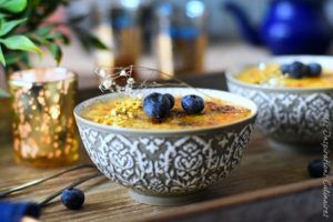 Recette Palouza aux raisins secs façon crème brûlée (entremet algérien)