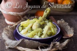 Recette Couscous algérien aux trois légumes