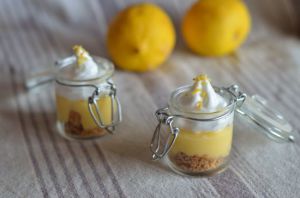 Recette Verrine façon tarte au citron meringuée