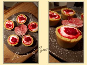 Recette Petit biscuits muffins au fromage frais et fruits
