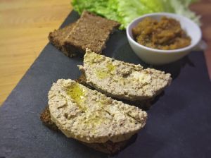 Recette Terrine végétale festive et son chutney poire et butternut