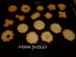 Recette Sablés au presse-biscuit