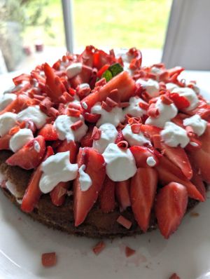 Recette Gâteau Le printanier fraises citron