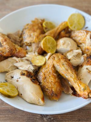 Recette Poulet rôti au citron et aux herbes en Air Fryer