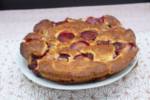 Recette Gâteau brioché aux prunes