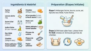 Recette Sapin noel cheddar : l’apéro festif à partager