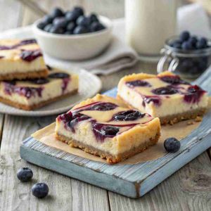 Recette Blueberry Cream Cheese Bars – Easy Dessert Bar Recipe