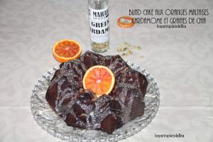 Recette Bundt cake aux oranges maltaises, cardamome et graines de chia