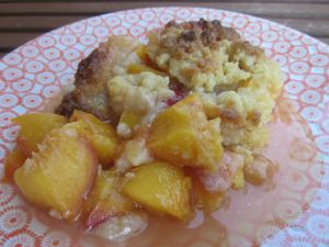Recette Crumble aux nectarines & pêches