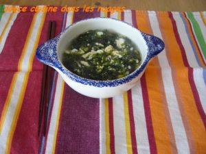 Recette Soupe aux Algues