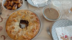 Recette Couronne Garnie Vegan & sa Sauce aux Champignons