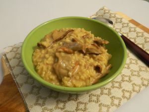 Recette Risotto oriental aux cèpes et Jurançon