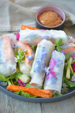 Recette Rouleaux de printemps patate douce