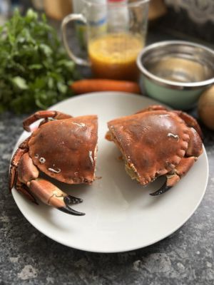 Recette Partan Bree, soupe écossaise de crabe