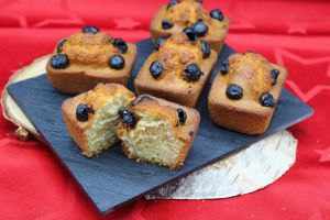 Recette Mini cakes aux cerises lyophilisées