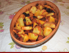 Recette Tajine de pommes de terre au chorizo